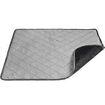 Pet Summer Mat 2Pcs Cooling Cushion Pad for Indoor Pet Use Grey