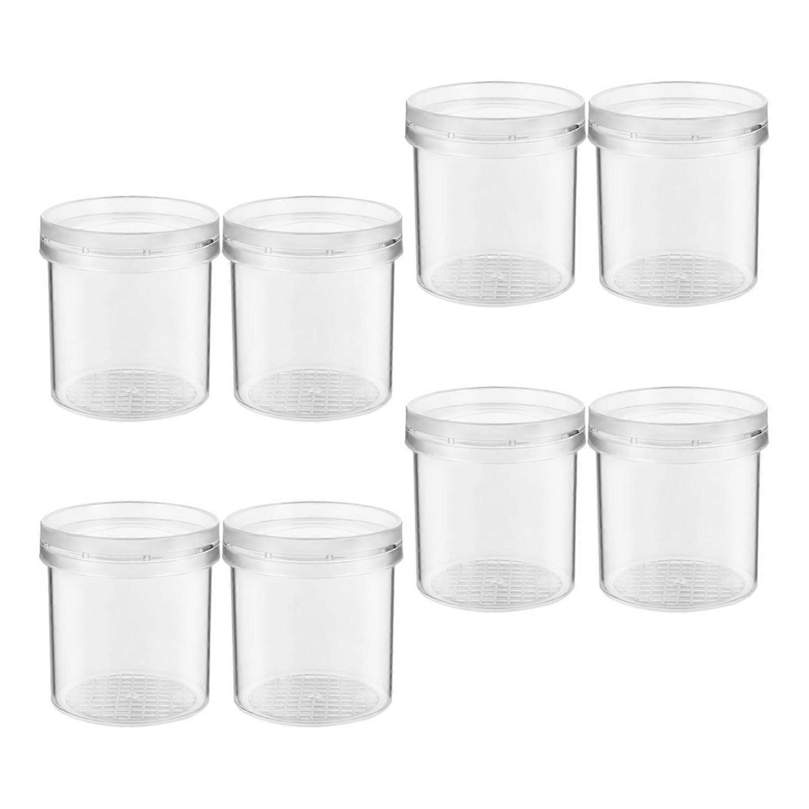 Magnifying Insect Box for Exploration with 8Pcs Transparent Bug Container Boxes