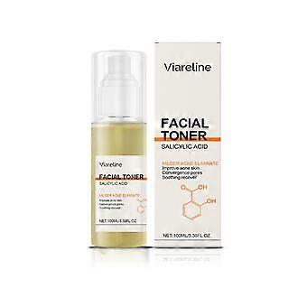 Salicylic Acid Facial Toner Spray with Glycerin  Lightweight Moisturizing Essence for Oily/Acne-Prone Skin, Daily Use