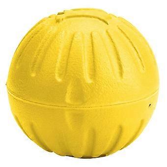 1 balle en EVA pour chien, jouet  mcher rsistant aux morsures, balles interactives pour animaux de compagnie (jaune)