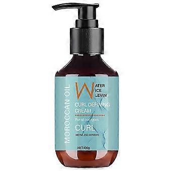 Curl Defining Cream, Curl Cream for Enhances Wavy Hair and Curly Hair, Smoothing & Reduces Frizz, Hair Styling Treatment for All Hair Types