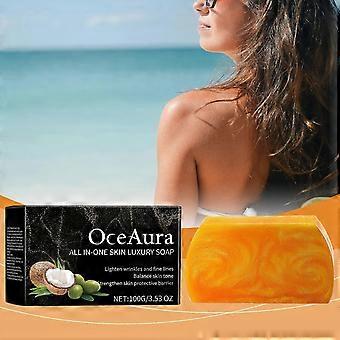 Essential oil skin care soap, gentle cleansing soap, moisturizing skin, body clean and refreshing bath care soap
