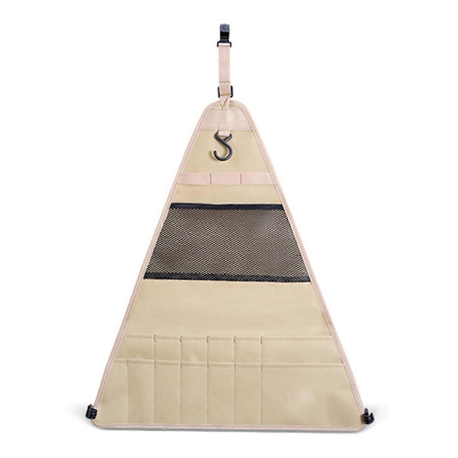Cookware Storage Bag with Multiple Pockets Hooks Large Capacity Design