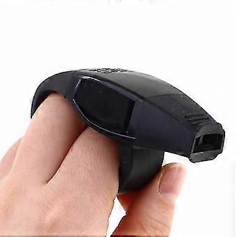 Professional Sports Survival Whistle with Finger Grip compatible with Soccer Referees and Outdoor Activities