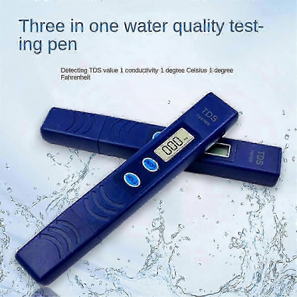 Wasserqualitätstester, 3-in-1-Trinkwassertester, tragbarer Trinkwassertester