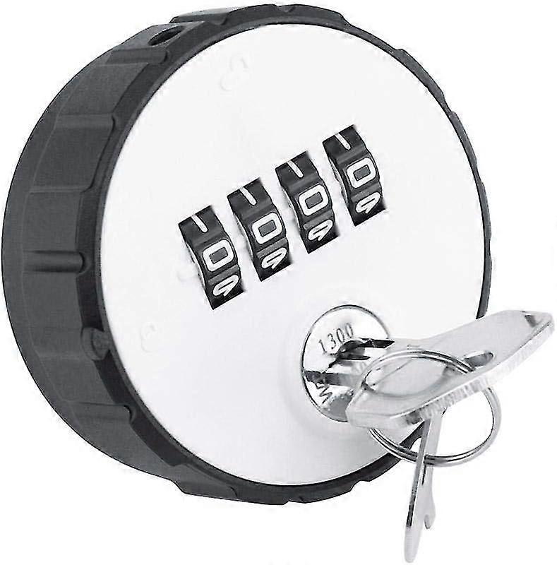 Code Lock, 4 Digit Combination Padlock - Combination Lock with Key - Zinc Alloy 26mm