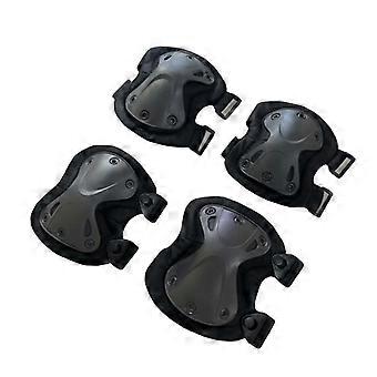 4Pcs/Set Outdoor Combat Protective Gear Elbow Knee Pads Combat Hunting Kneepads Outdoor Sports Supplies
