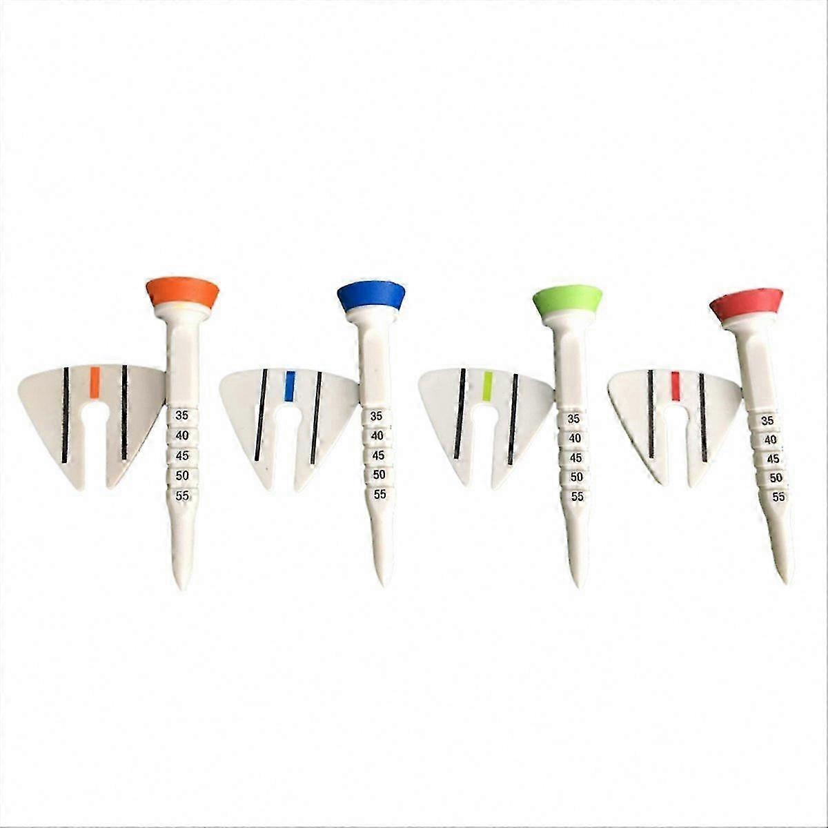 Golf Tees, Adjustable Height Plastic Set for Practice and Range