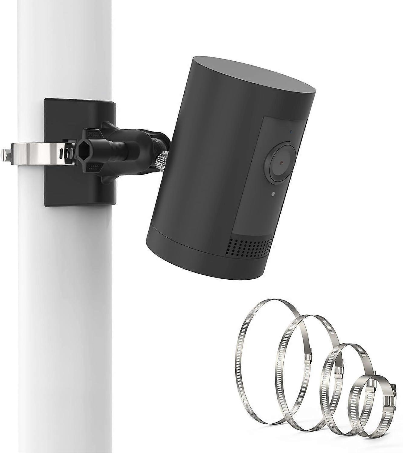 Security Camera Pole Mount Bracket with Adjustable Straps for Outdoor Use