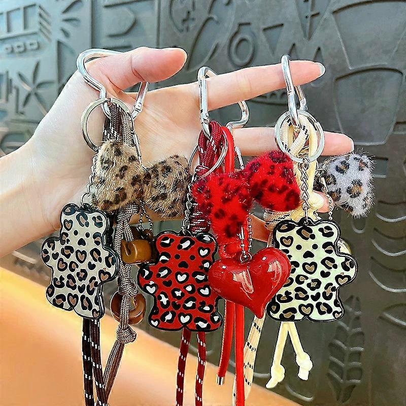 Leopard Bear Keychain, Export Quality