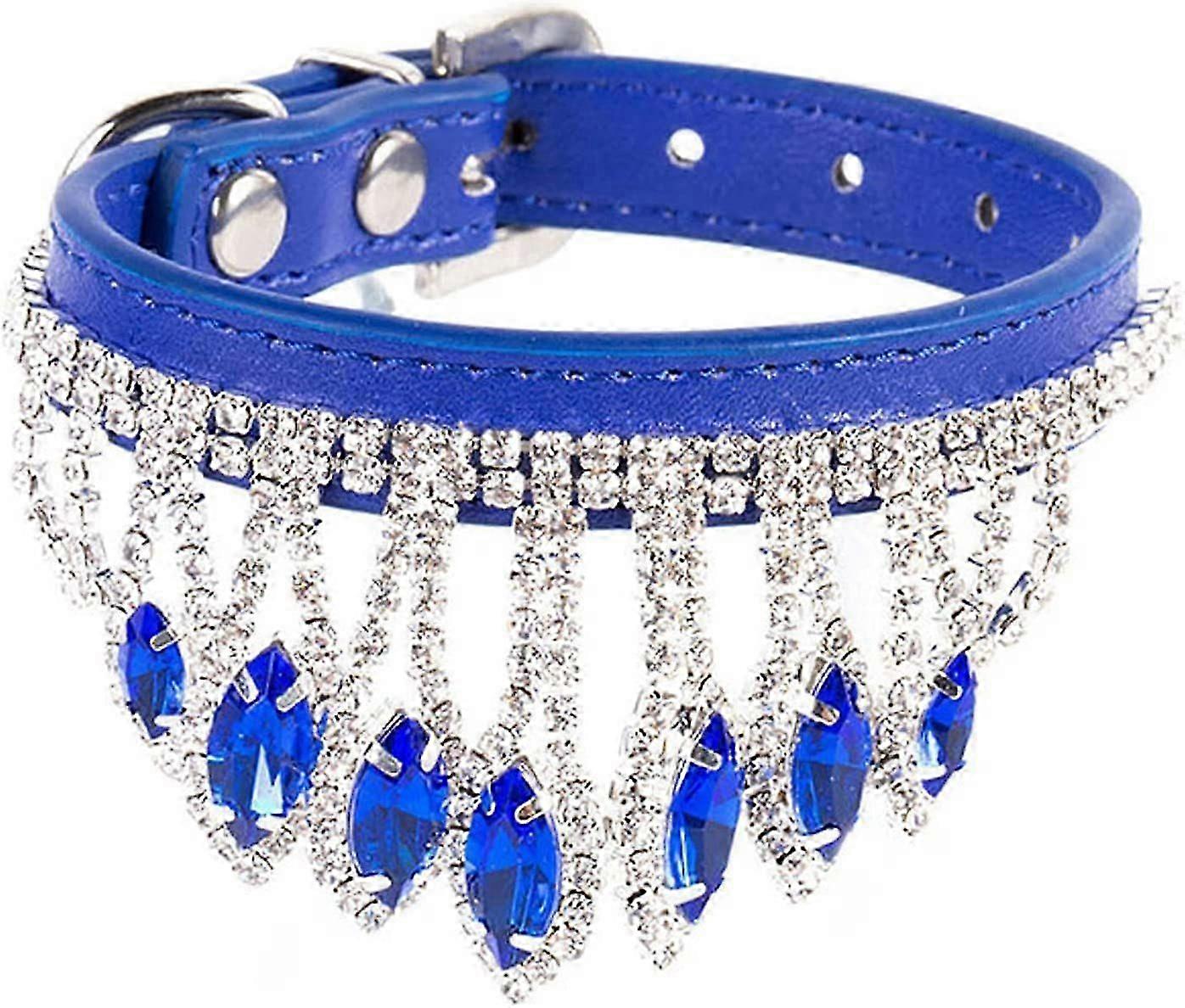 Cat Dog Leather Adjustable Collar