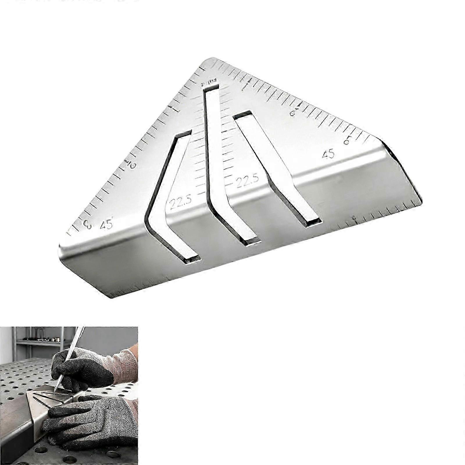 Beveled Metal Fabrication Square