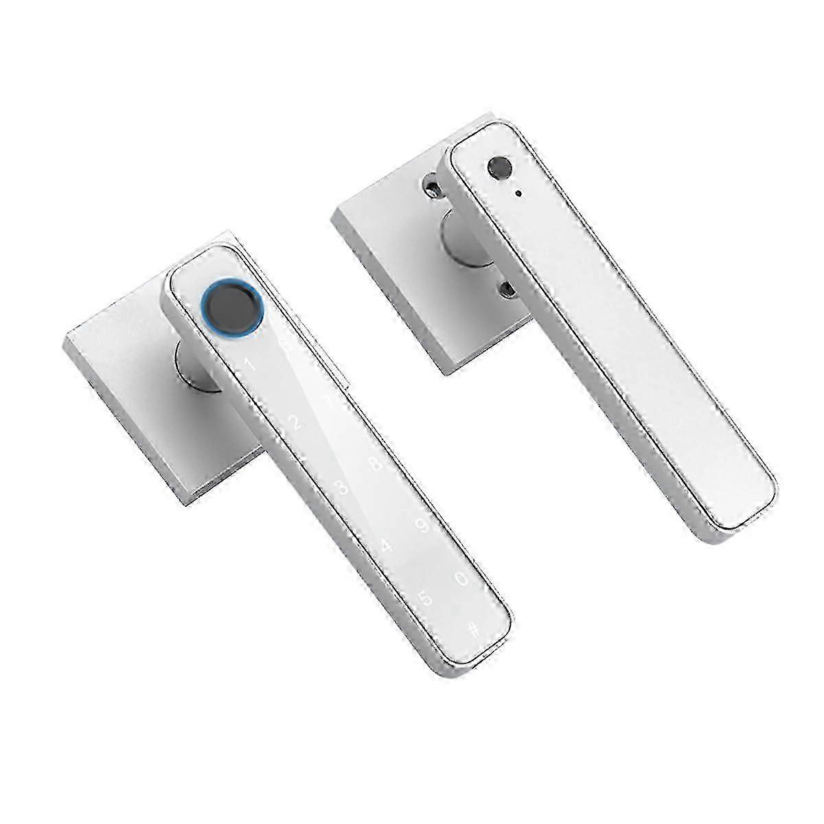 Keyless Entry Door Lock with 50 Fingerprint Recognition and 100 Access Codes compatible with Improved Security