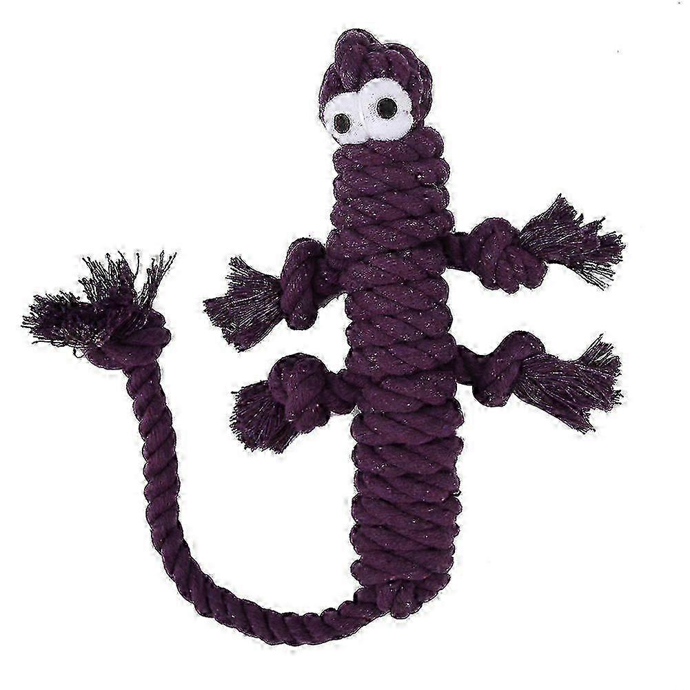 Polyester Chameleon Pattern Dog Teething Chew Toy, Suitable for Canine Training and Chewing