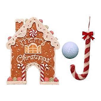 Wooden Gingerbread Golf Indoor Set
