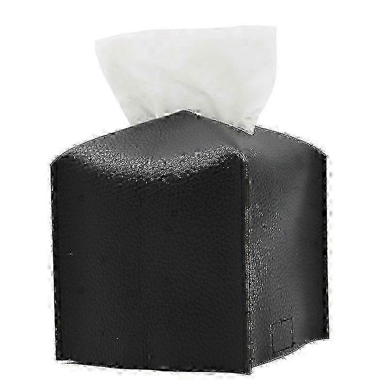 Modern Square Leather Tissue Box Holder Creative Home Decoration