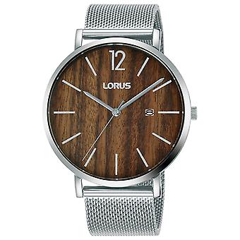 Lorus Horloge voor analoge Quartz Mannen met roestvrijstalen armband RH995MX9