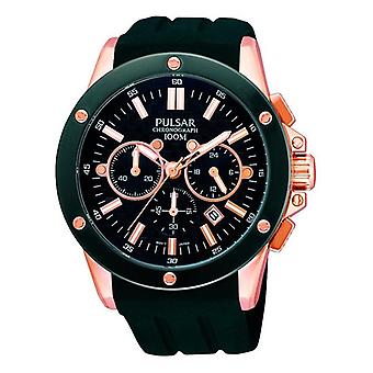 Pulsar Sport Quarz Analog Man Uhr mit PT3128X1 Gummi Armband