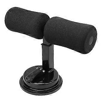 Adjustable sit-up assist with rubber suction cups, suitable for yoga and core training in home gyms.