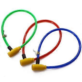 Steel Wire Metal Bicycle Safety Lock Universal Anti-Theft Bicycle Lock Motorcycle Wire Lock Safety Cable 65Cm