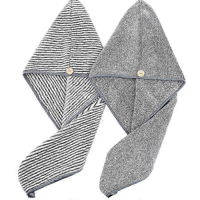 Elastic Microfiber Hair Drying Wrap