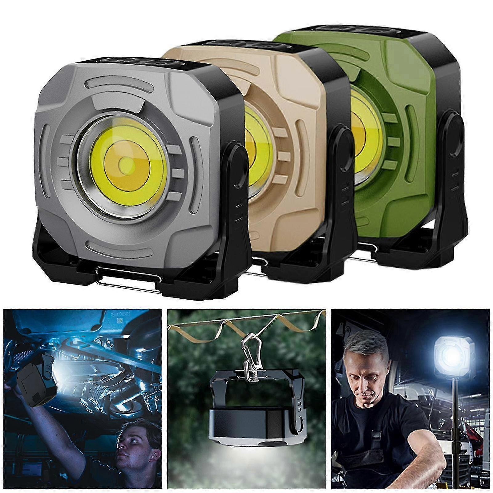 26-27@Mini Keychain Work Light Adjustable USB Rechargeable Waterproof Multi-function Portable Outdoor