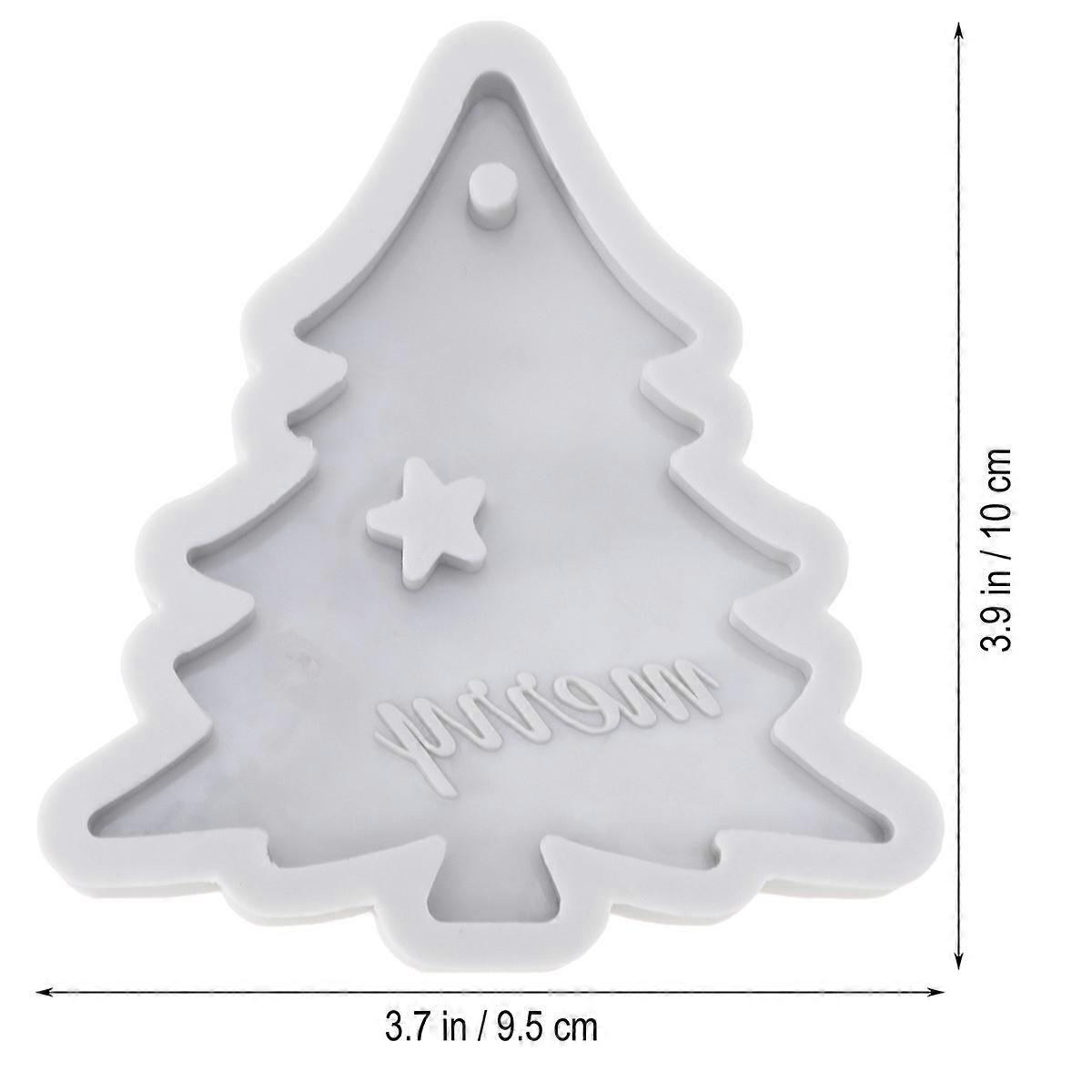 Christmas Silicone Mold Tree Shape for Baking Use White