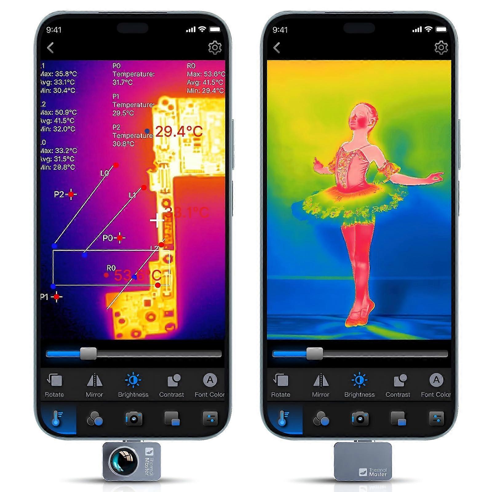 Warmtebeeldcamera Android P2 Pro - Infrarood - 15x Zoom - Compact