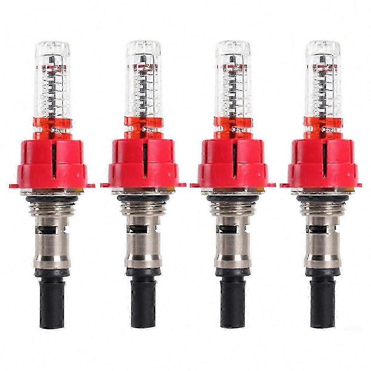 Precision Underfloor Heating Regulator & Flow Meter - 3/8 Inch, 4-Piece