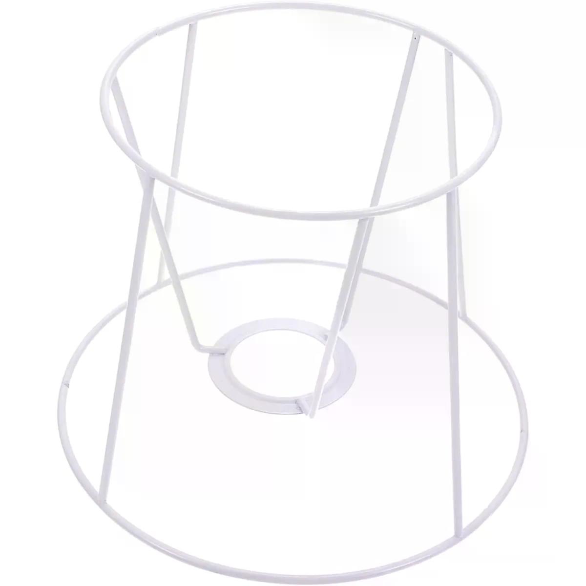 Lampshade Frame with Fixing Collar, Iron Wire Bracket
