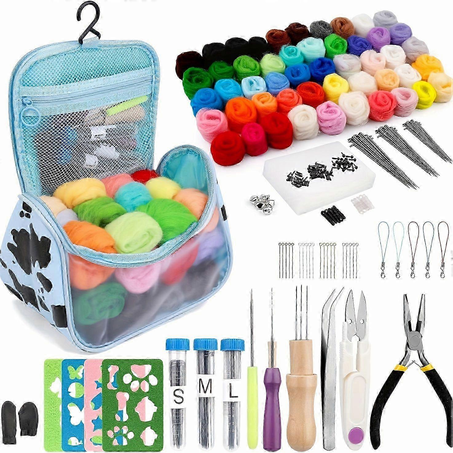 228-Piece Needle Felting Starter Kit