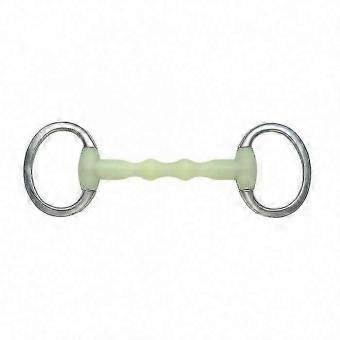 Broca de filete de caballo Equikind Ripple Mullen Mouth