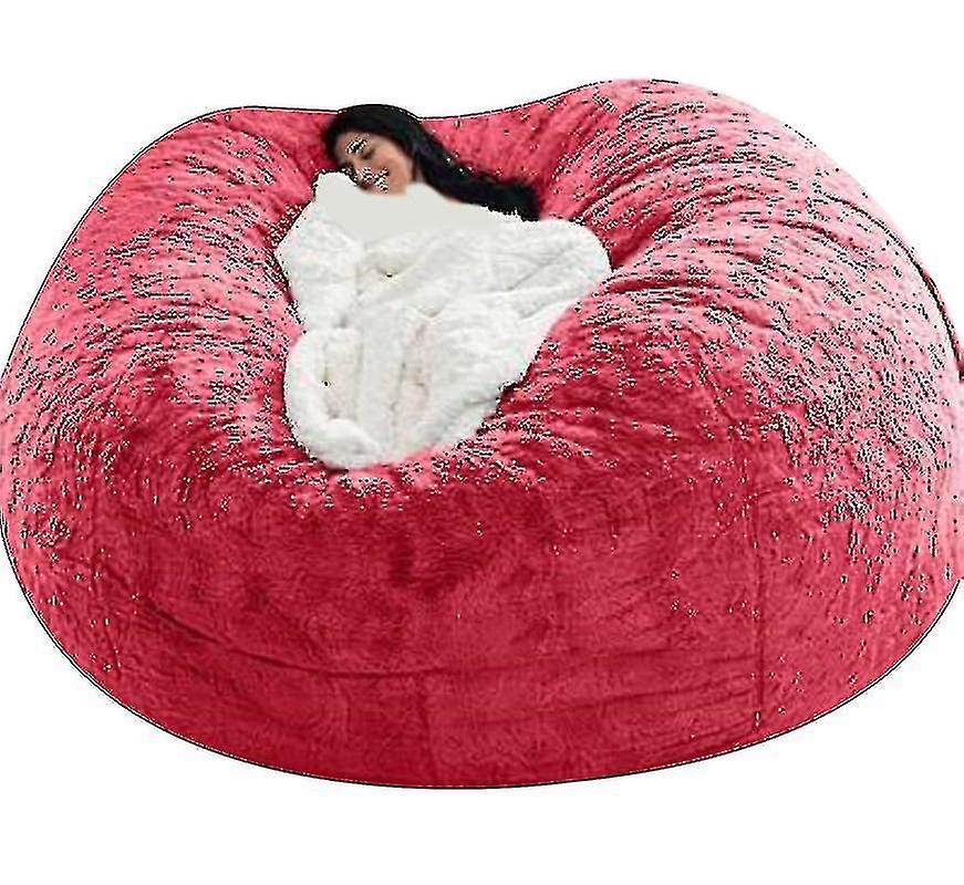Lazy Sofa Cover Bean Bag blană artificială Bean Bag Bean Sofano Filler de înaltă calitate