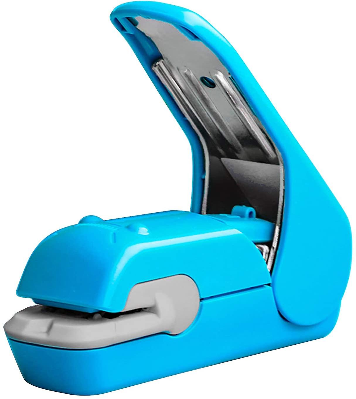 2023 - Mini Portable Stapler No Staples, Time and Labor Saving,blue