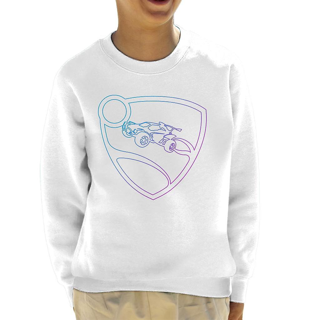 Rocket League Glowing Shield Logo Kid's Sweatshirt