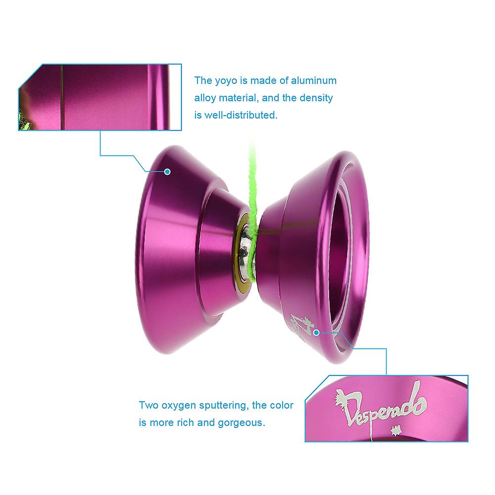 Professional Magic Yoyo N5 Desperado Aluminum Alloy Metal Yoyo 8 Ball