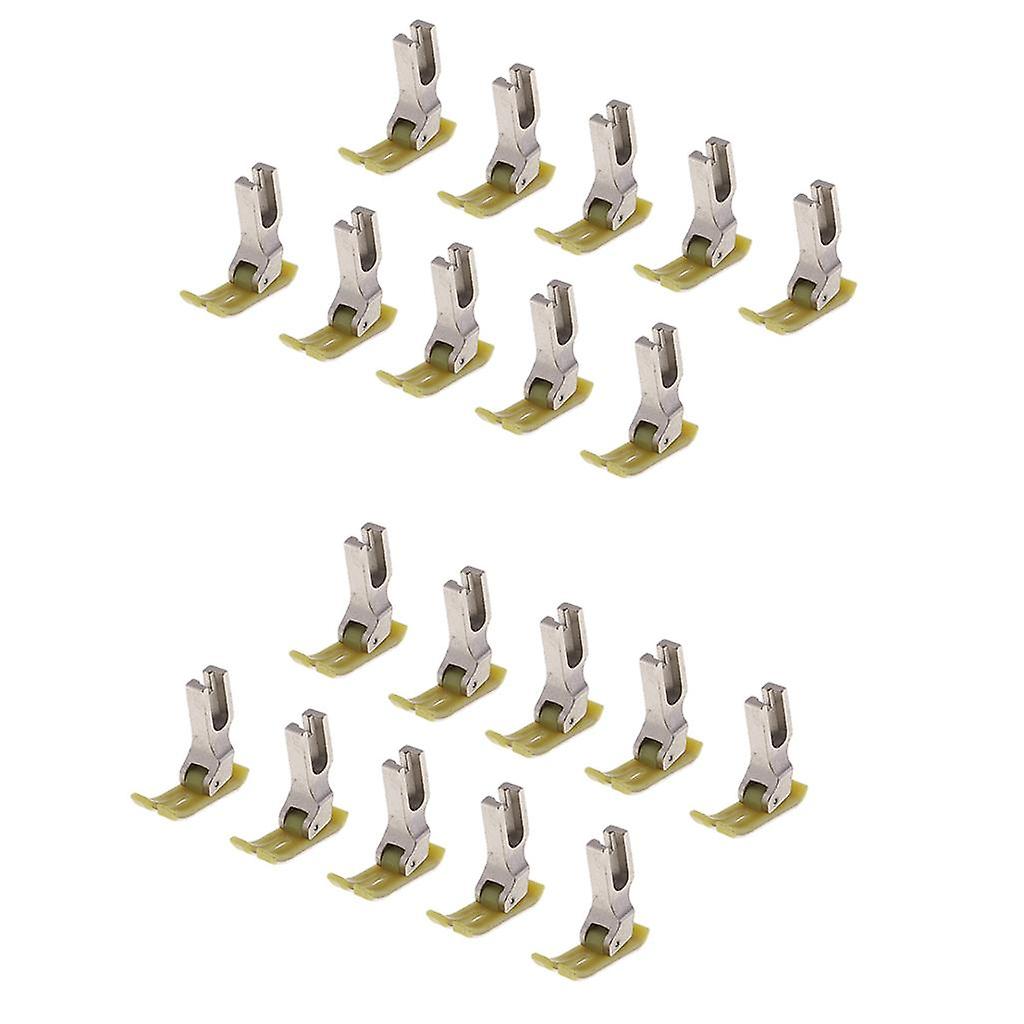 20 Pieces Plastic Presser Foot for Industrail Sewing Machine Attachments