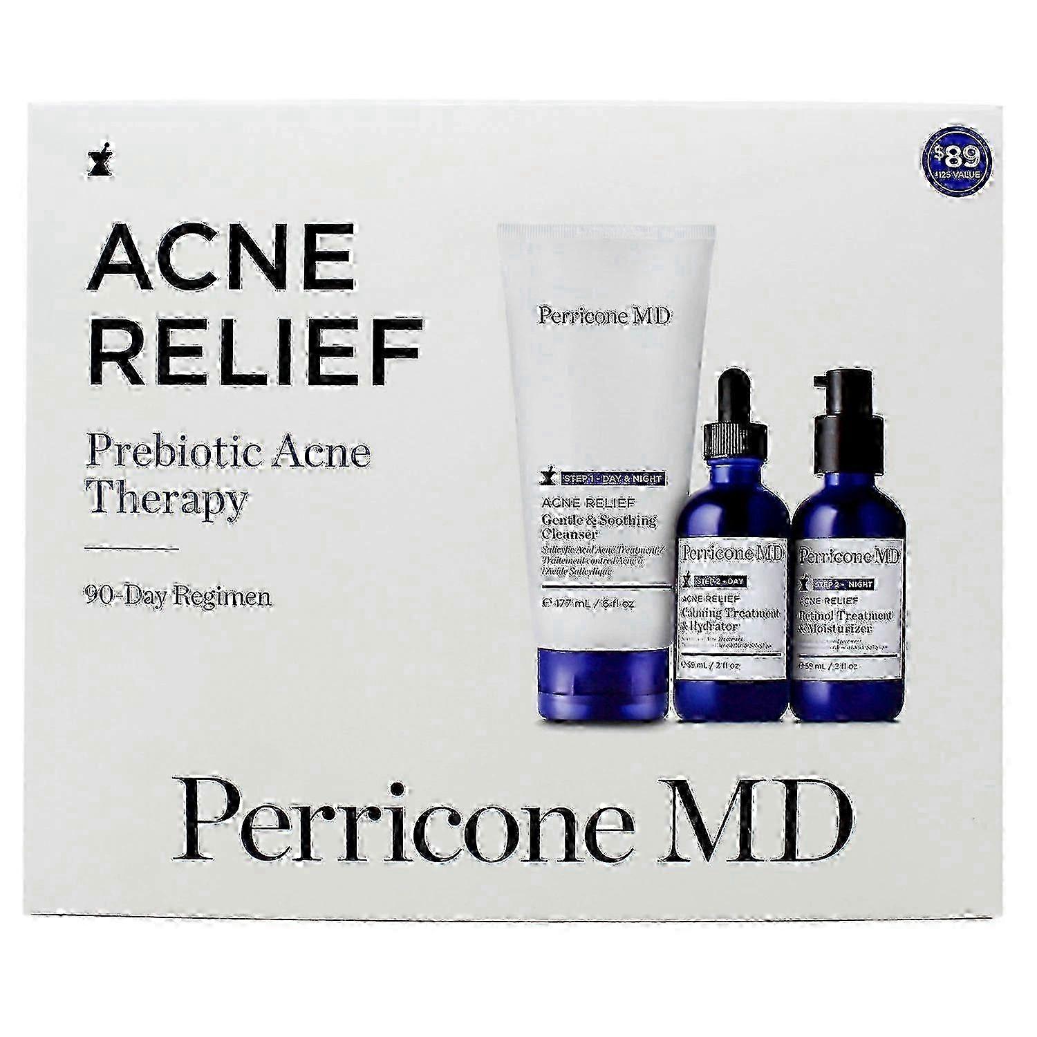 Perricone Md 痤疮缓解益生元痤疮疗法 90 天套装,1 件