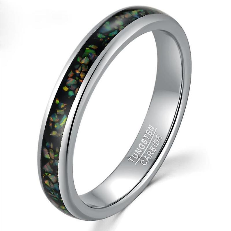 4mm Width Men's Tungsten Carbide Steel Ring