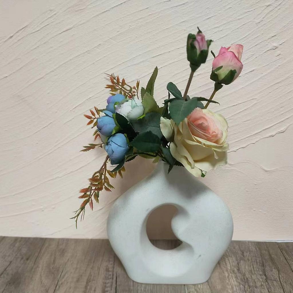 Moule En Silicone Pour Vase En Résine Époxy - Forme Donut (Beignet) - 14,1 X 14,9 Cm - Création Déco Maison - 3