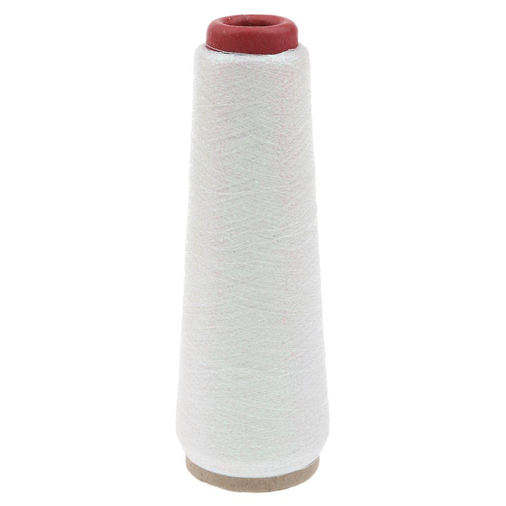 Bobine de fil à broder Metical en soie pour l’artisanat de couture 90D blanc