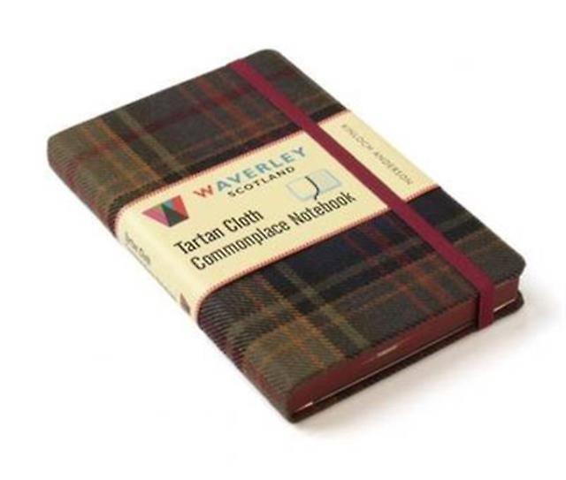 Cream Waverley M Kinloch Anderson Tartan Cloth Pocket Commonplace Notebook Paperback Book
