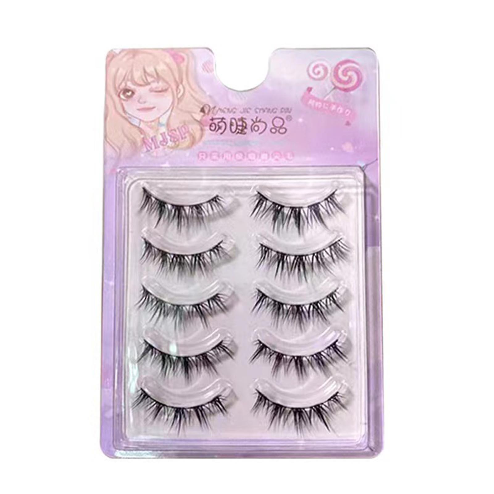 5 Pairs Dense Makeup Eyelashes