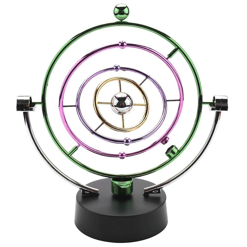 1piece Solar System Model Desk Toys Newtons Cradle Perpetual Motion Spherical Pendulum Revolving De