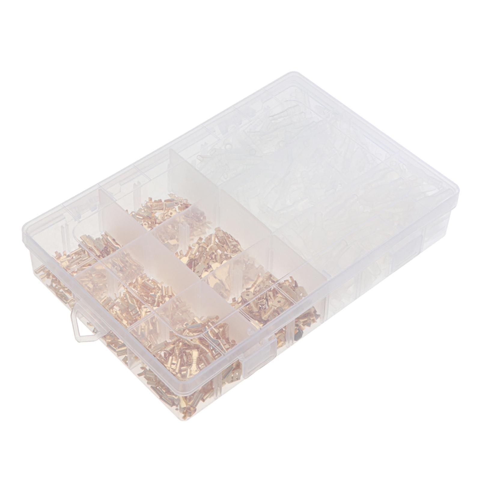 720pcs Terminals Spade Shape Easy To Use Widely Used Professional Wire Terminals Kit For Electrical Repair