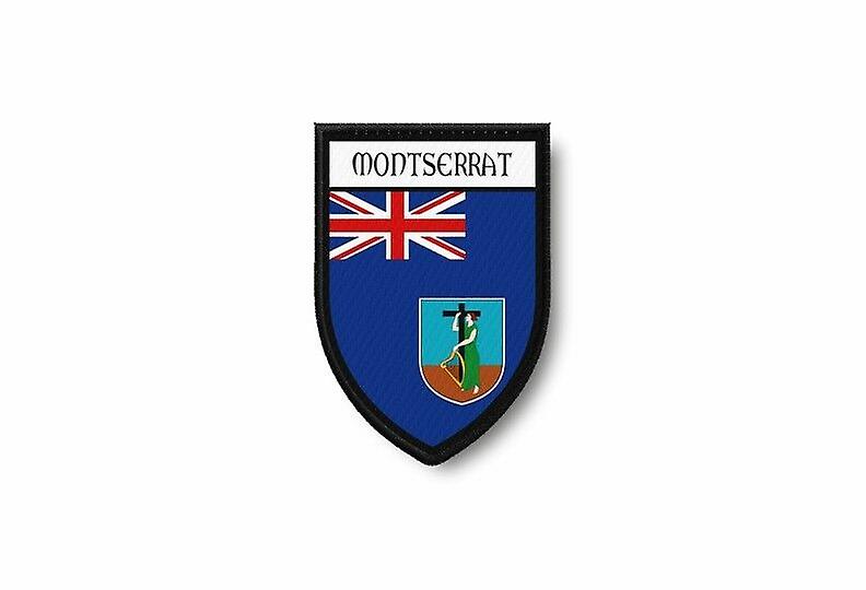 Patch Ecusson Termocollant Bord Brode Flag Print Montserrat