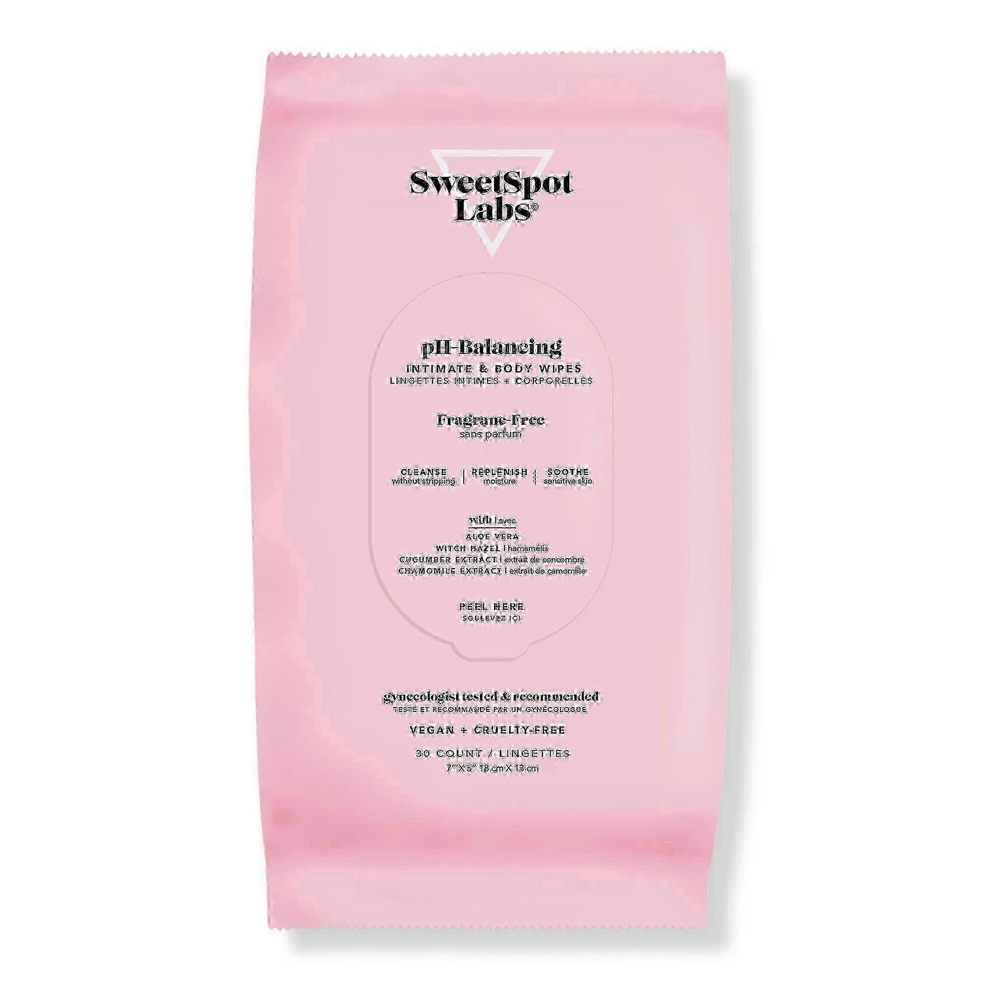 Sweetspot Labs Unscented Gentle Soothing Wipes, 30 Ea