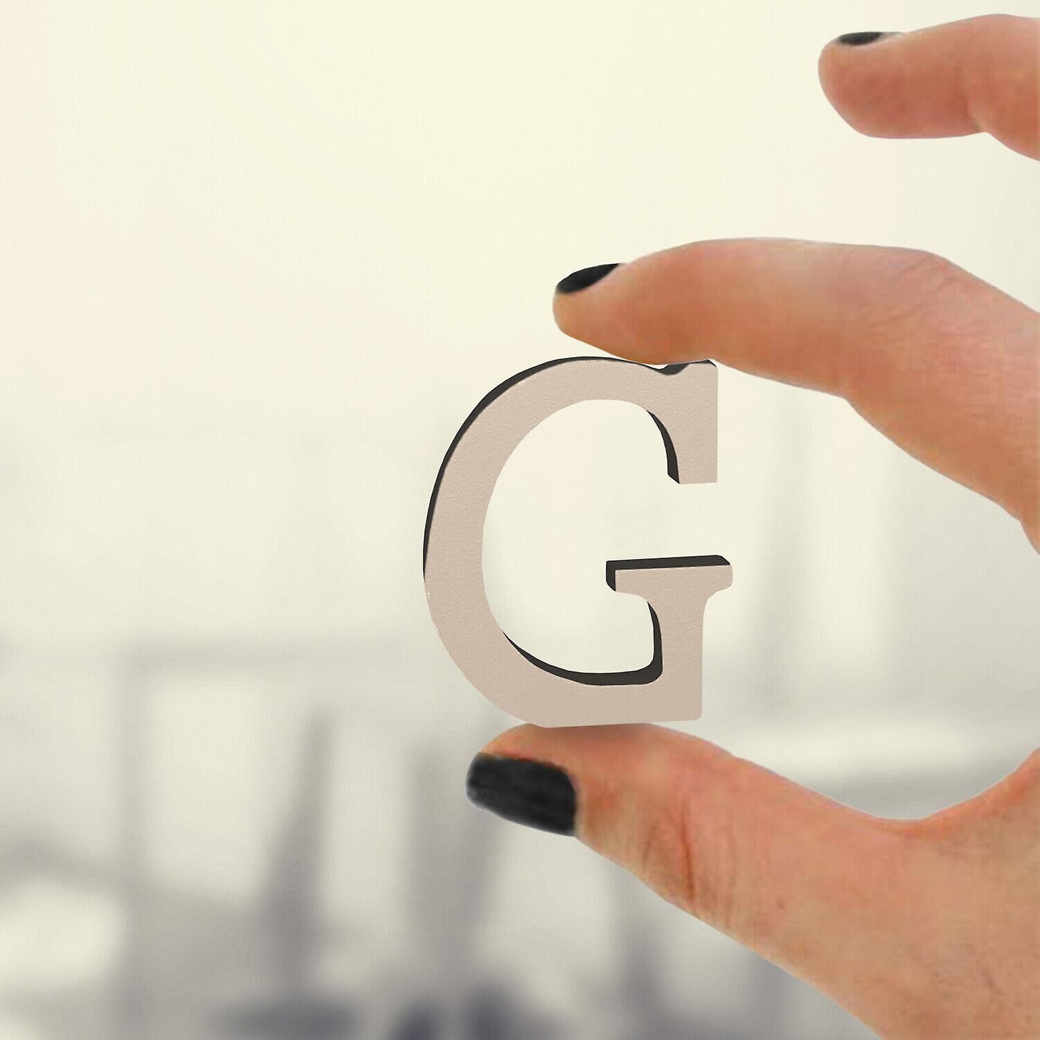 Standing Wooden G Letters Alphabets