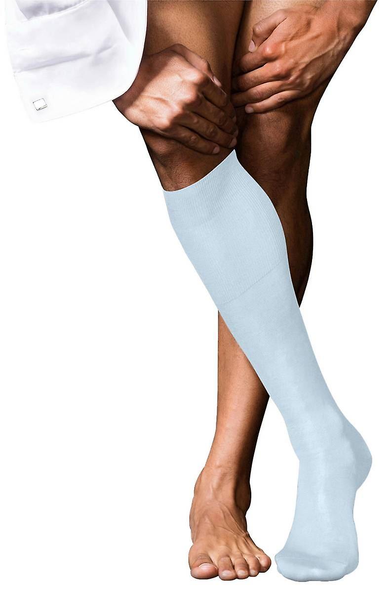 Falke No 9 Pure Fil d´Écosse Knee High Socks - Light Blue