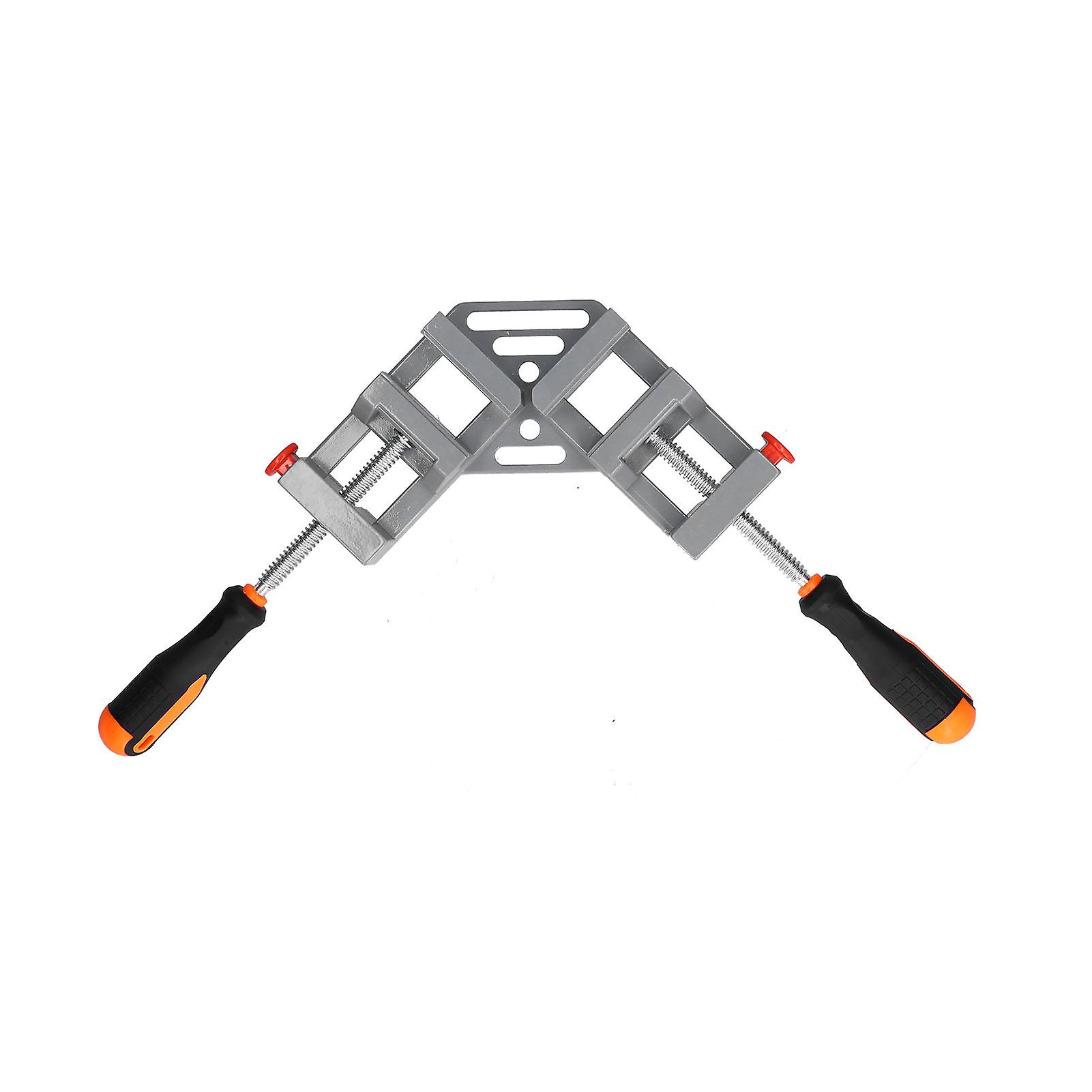 Right Angle Clamp 90° 2 Handle Corner Screw Mitre Fixture for Picture Frame Drawer